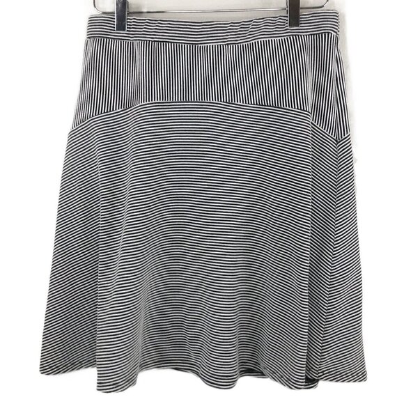 New Direction Black & White Midi Circle Skirt Size PM - Picture 3 of 3